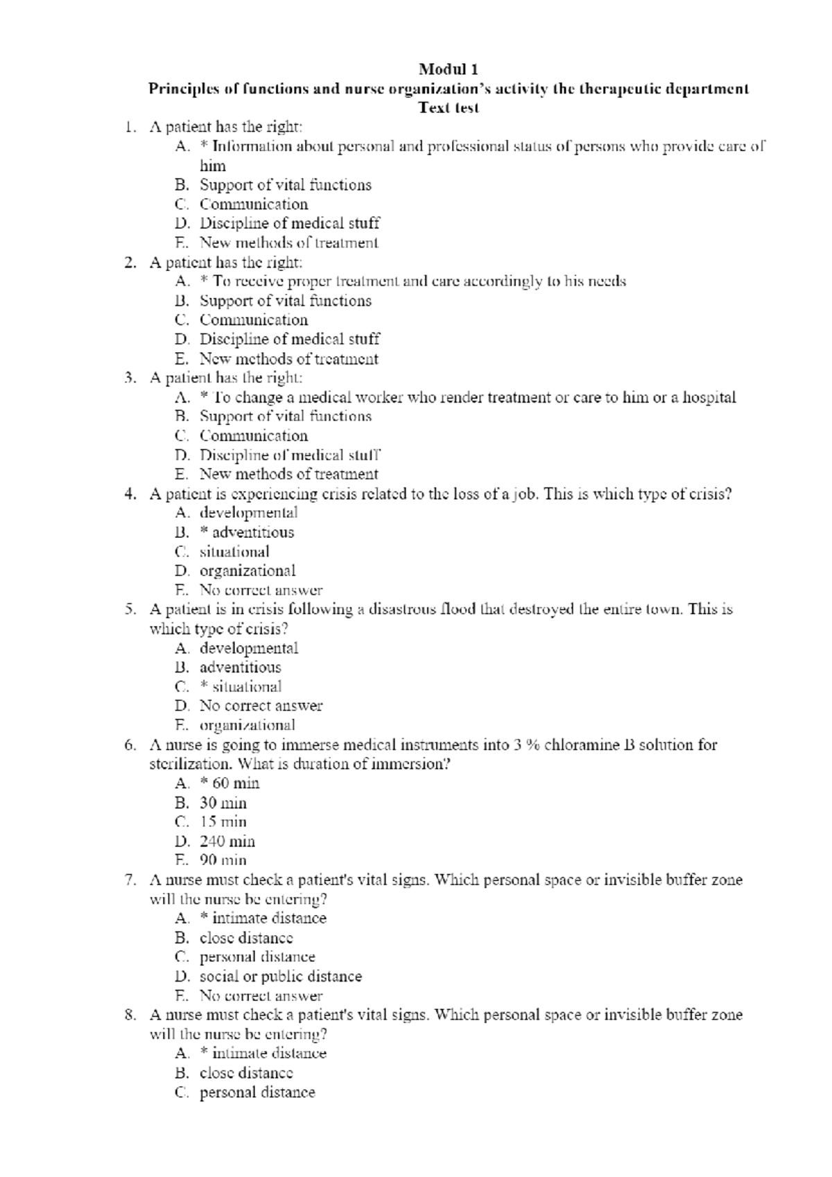 Principles of functions nurse - NU 102 - Studocu