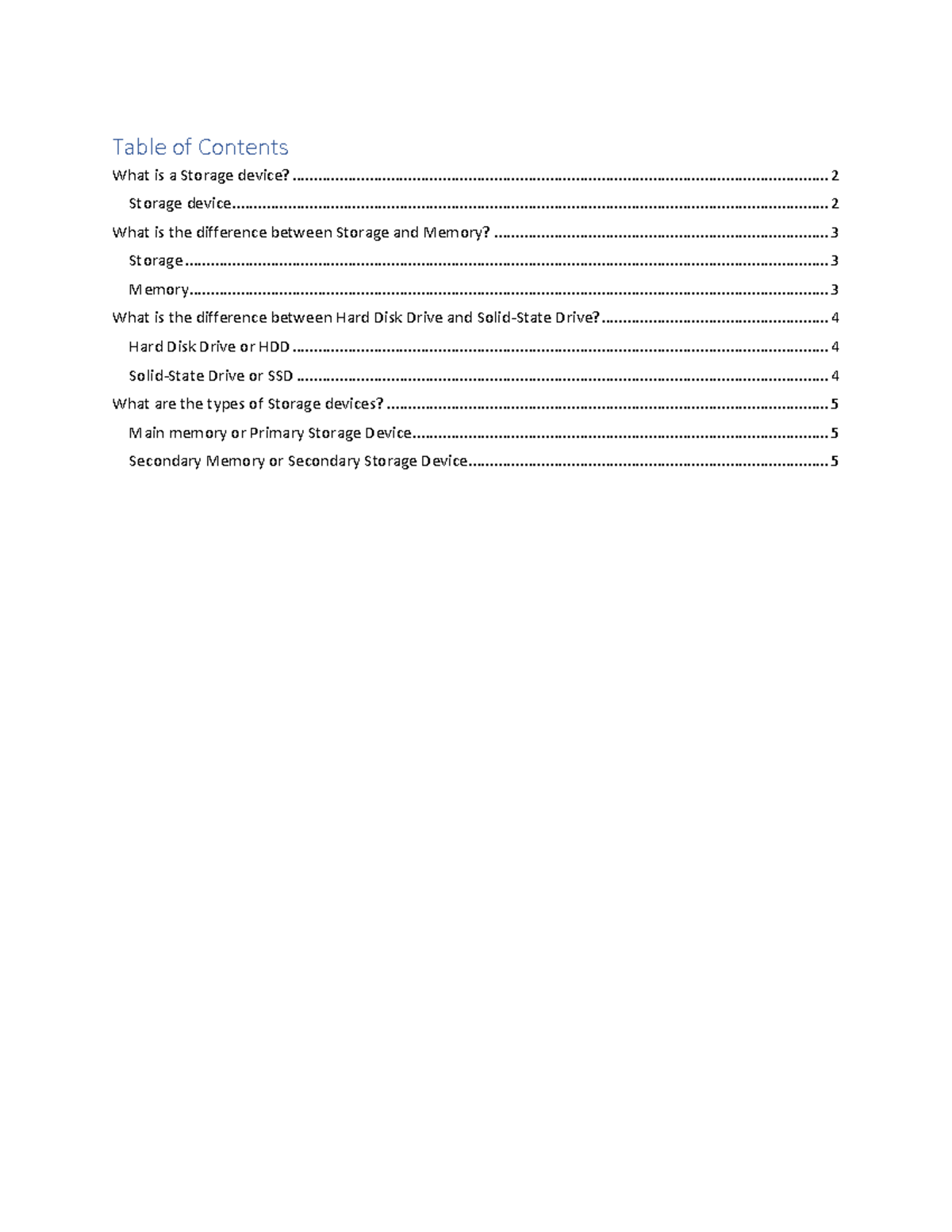 Creating table of contents using microsoft word bachelor of science