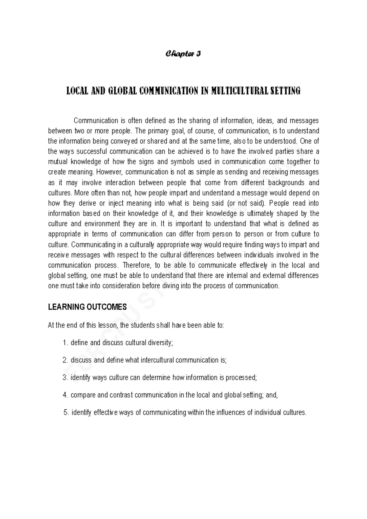 Purposive Communication Module 1 3 Local And Global Communication In 