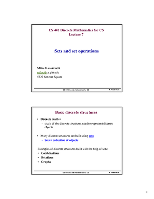 Disc Math Proofs Numbers Sets Mic Sup Exs - Discrete Mathematics for ...