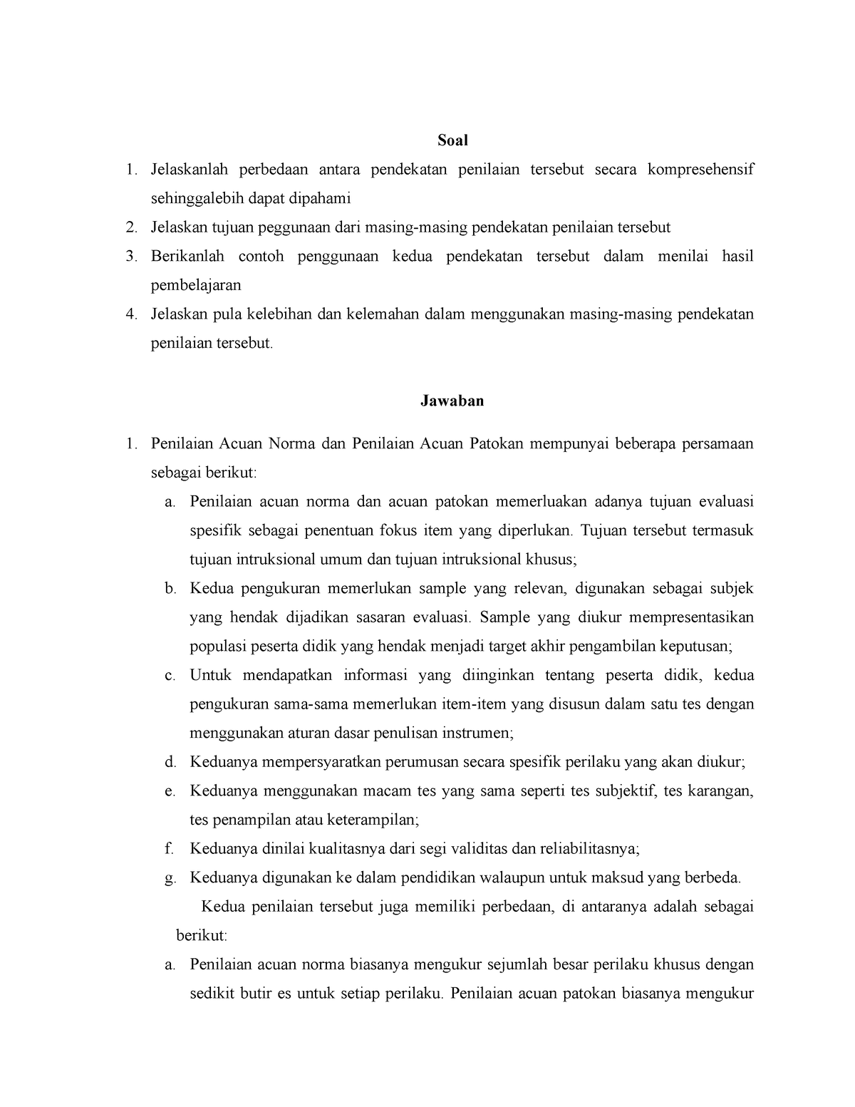 SOAL EVAL - Soal Dan Jawaban Evaluasi Pembelajaran - Soal Jelaskanlah ...