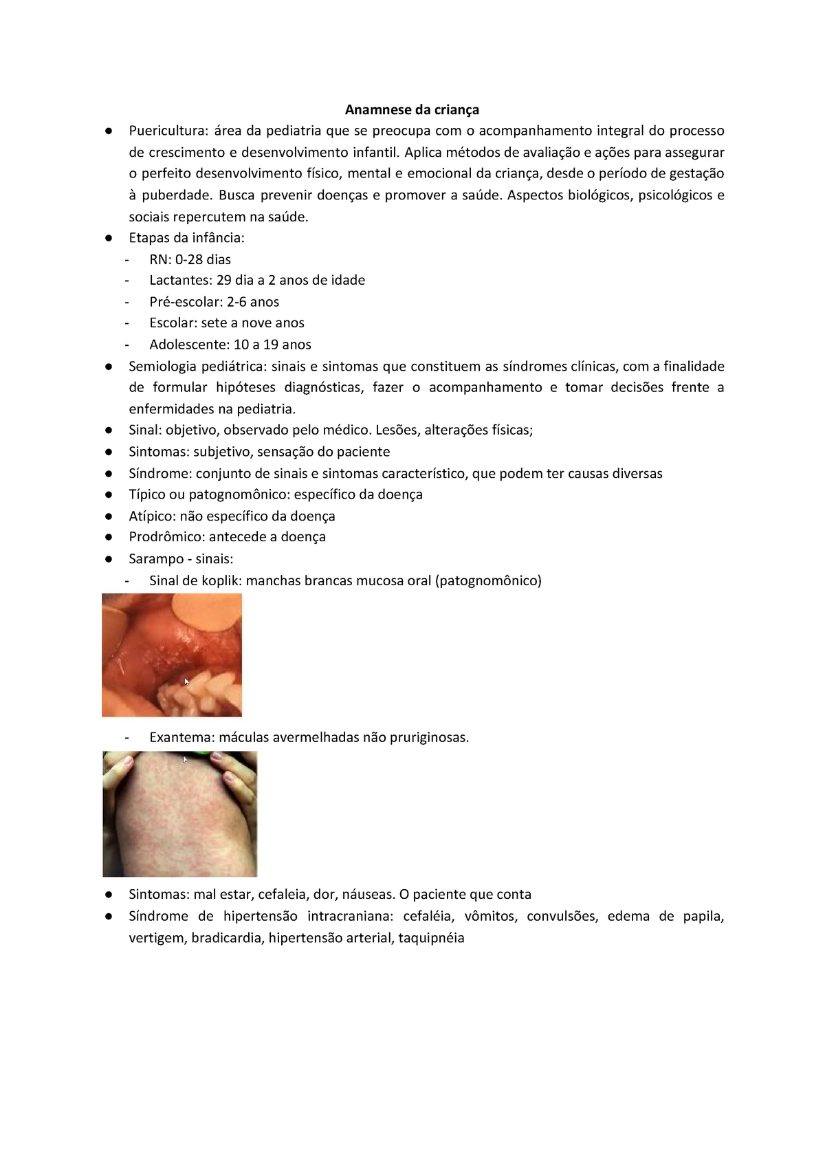 Resumo de puericultura: consultas, anamnese, exame físico e diagnósticos -  Sanar Medicina