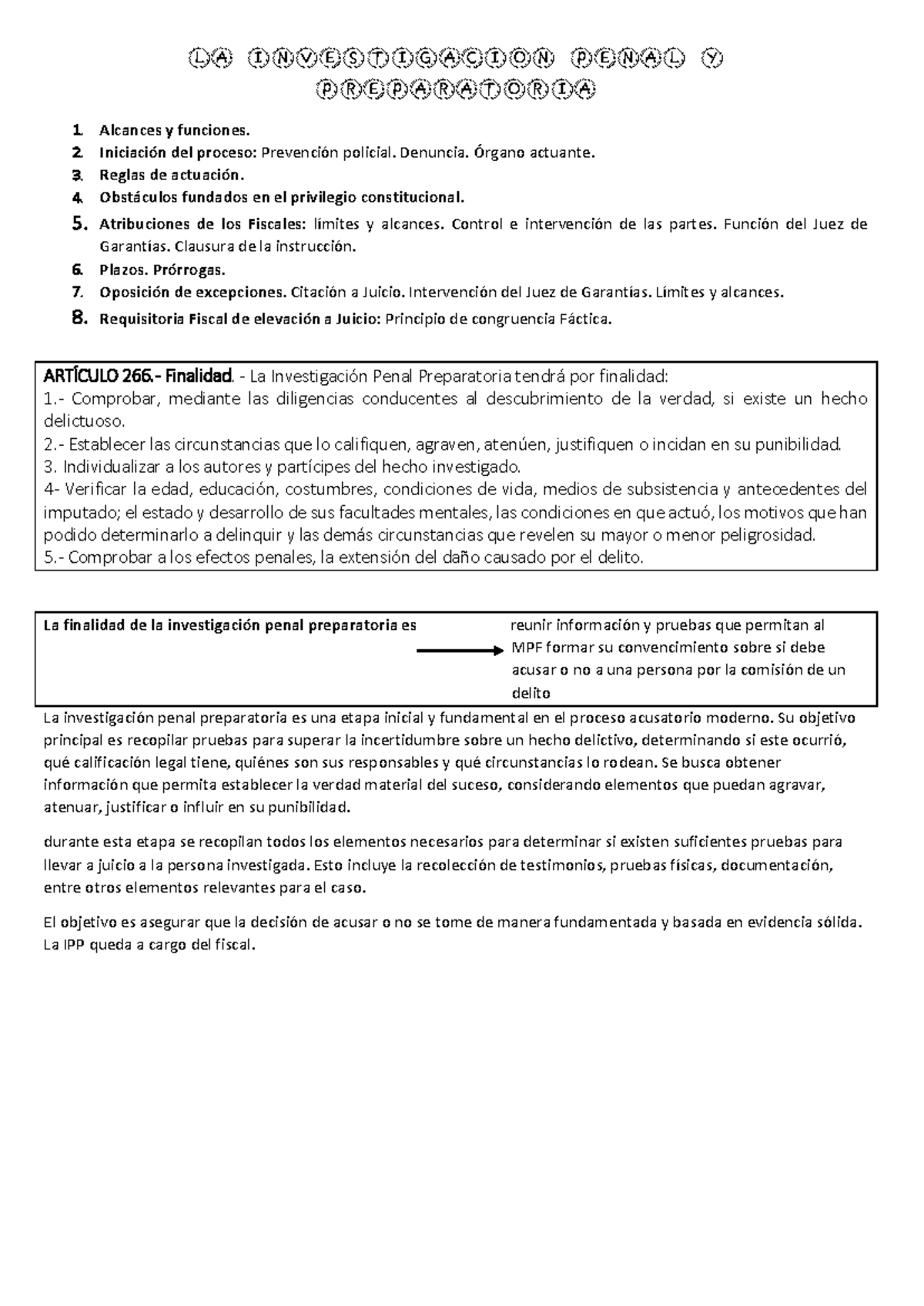 LA Investigacion Penal Y Preparatoria - LA INVESTIGACION PENAL Y ...