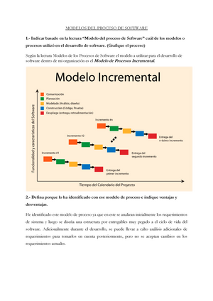 Modelo del Procedo de Software Tarea 01 - Warning: TT: undefined function:  32 MODELOS DEL PROCESO DE - Studocu