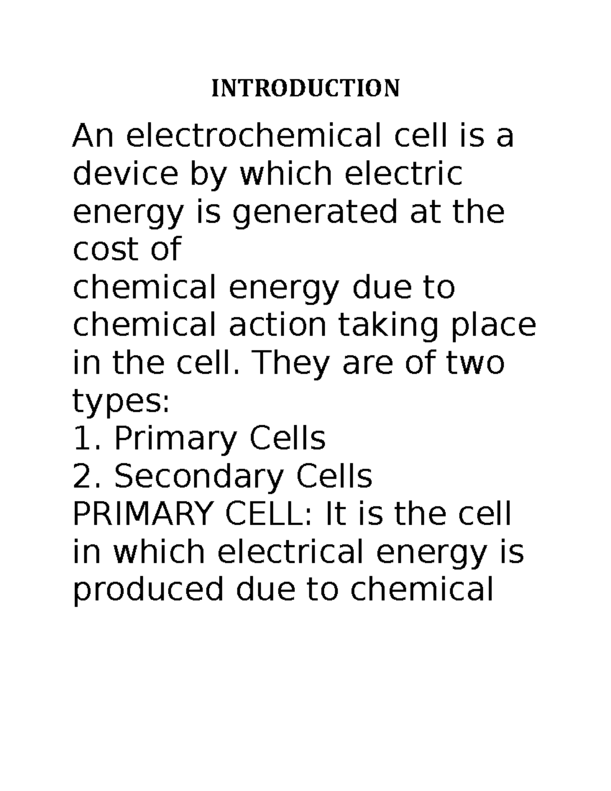 Introduction phys investigatory project class 12 INTRODUCTION An