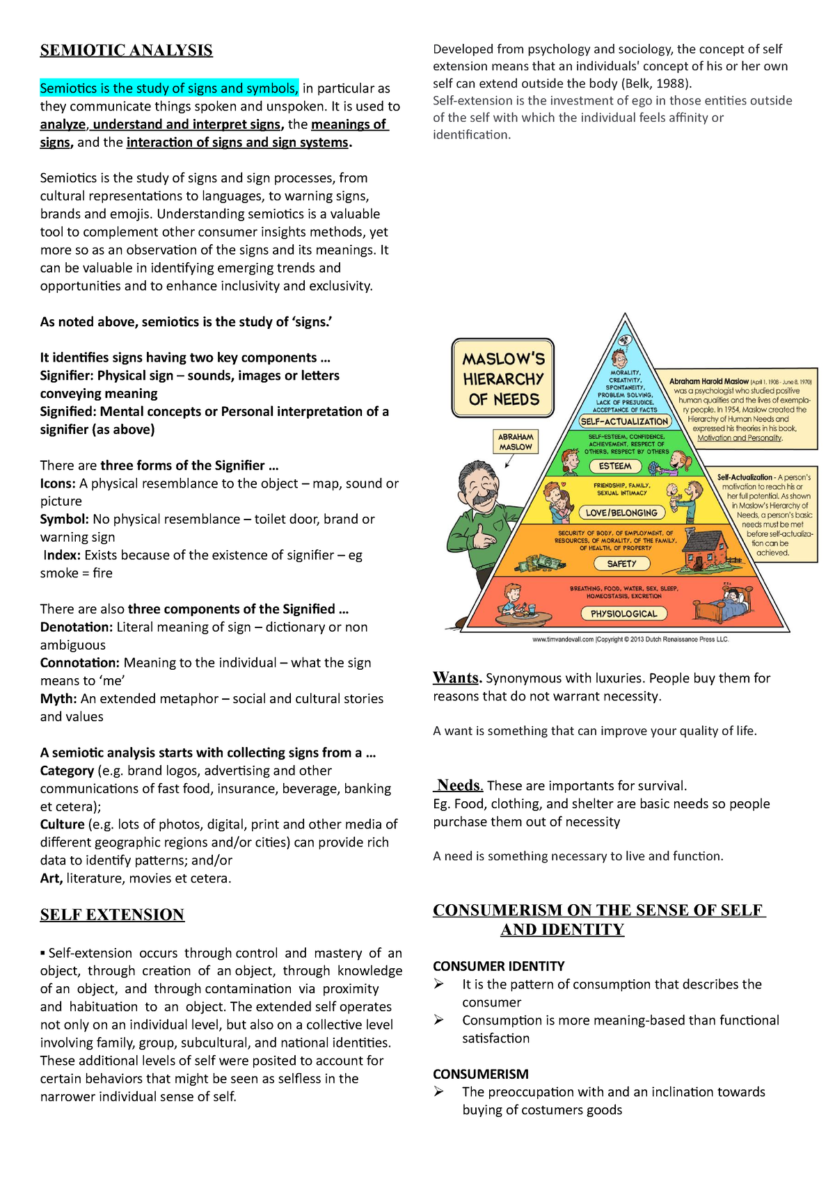 Uts-recit - Reviewer - SEMIOTIC ANALYSIS Semiotics is the study of ...