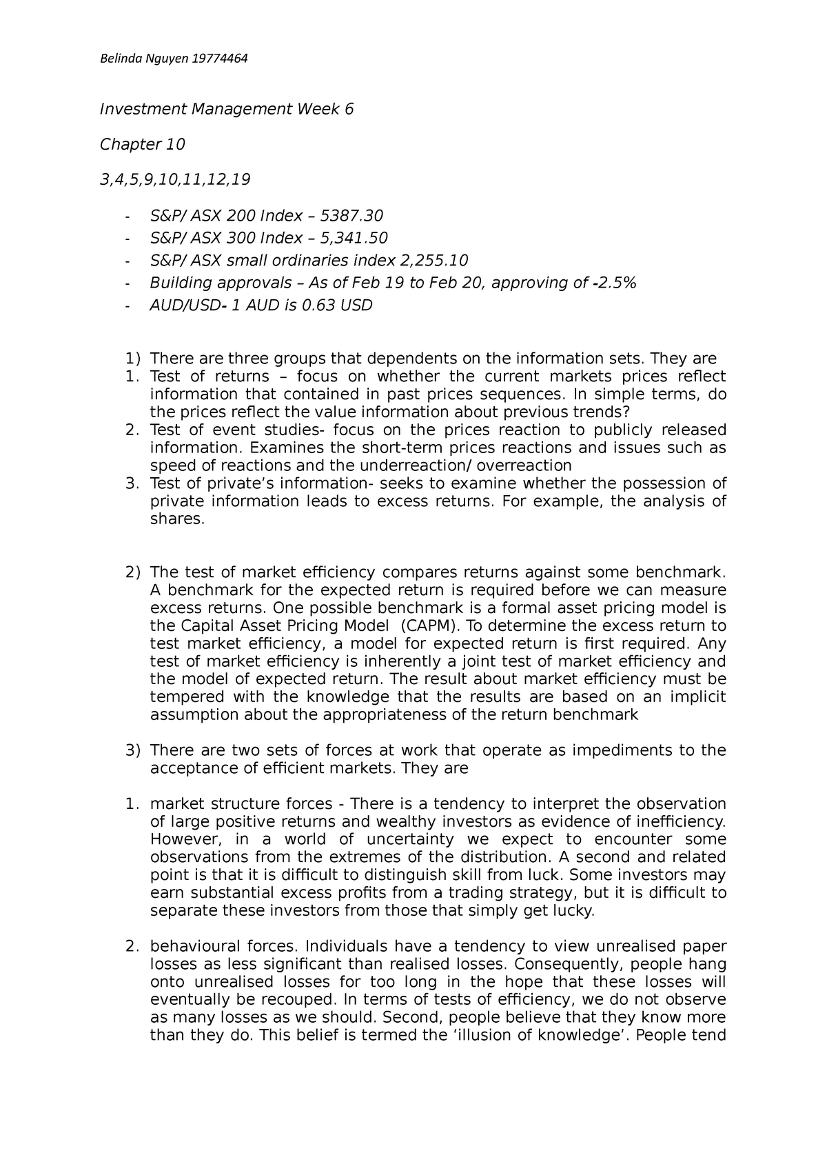 Homework 6 - Weekly Hw - Belinda Nguyen 19774464 Investment Management ...