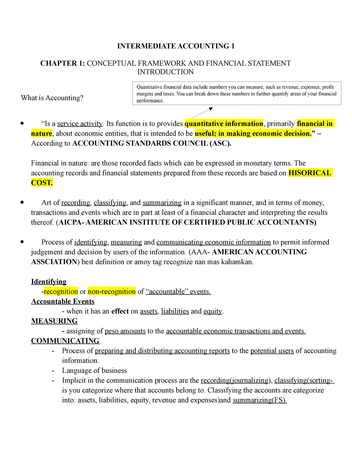 Module 1 This Document Is An Introduction To Accounting And This Will Help For Practical Studocu