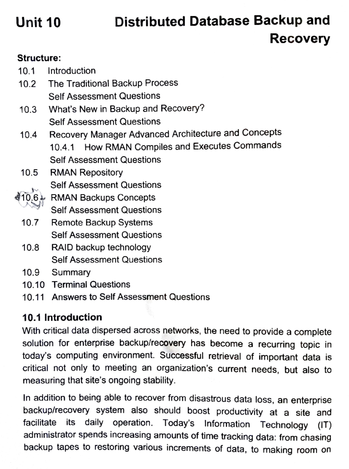 Oracle and Distributed Databases - Distributed Database Backup and ...