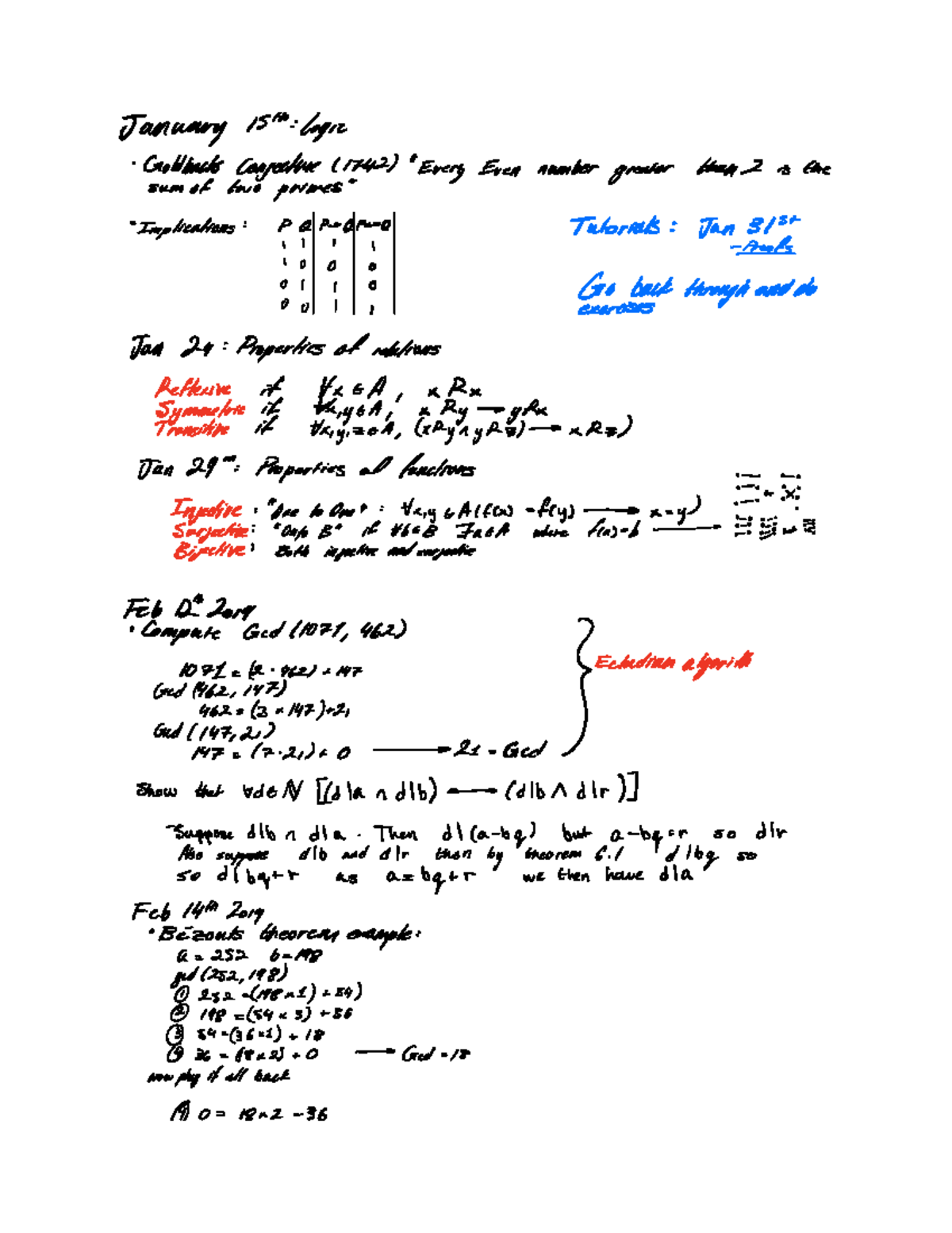 Review summary note - January Isth Logic Goldbachs Conjecture 1742 ...