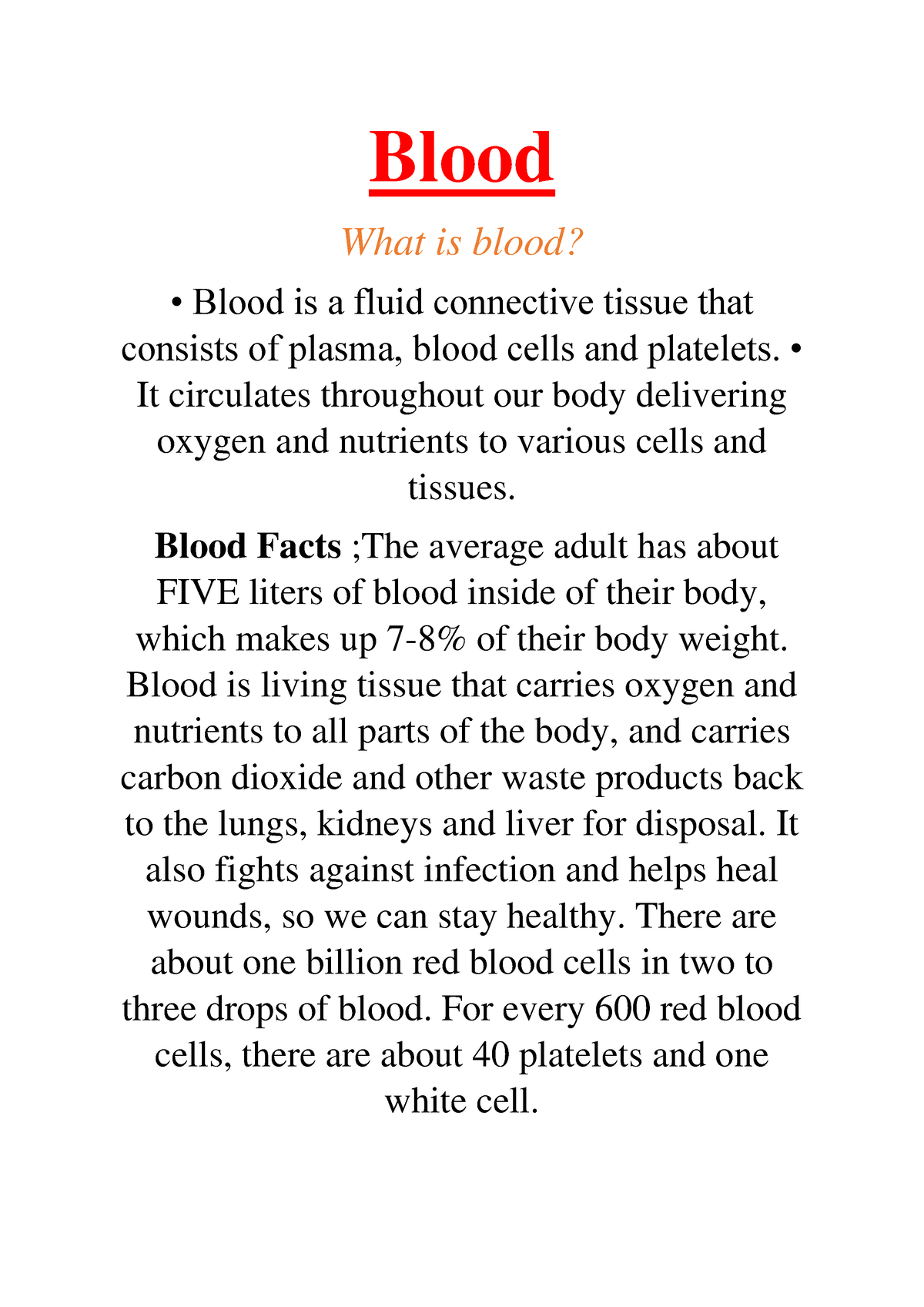 blood-1-blood-what-is-blood-blood-is-a-fluid-connective-tissue-that