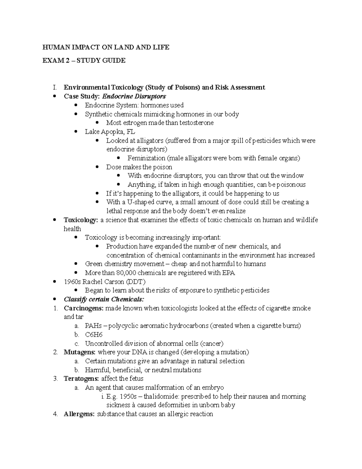 exam-2-lecture-notes-2-human-impact-on-land-and-life-exam-2-study