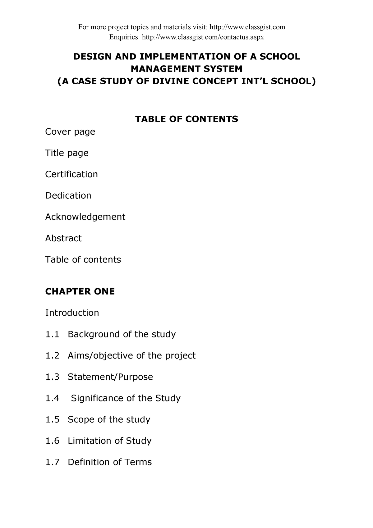 literature review for school management system project