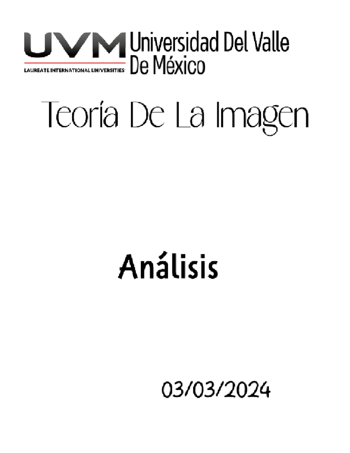 Teoria de la imagen - Studocu