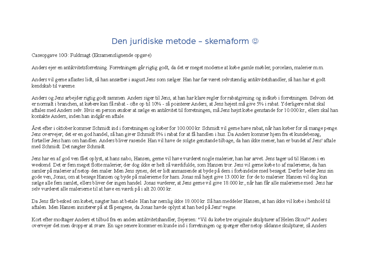 skema-den-juridiske-metode-den-juridiske-metode-skemaform
