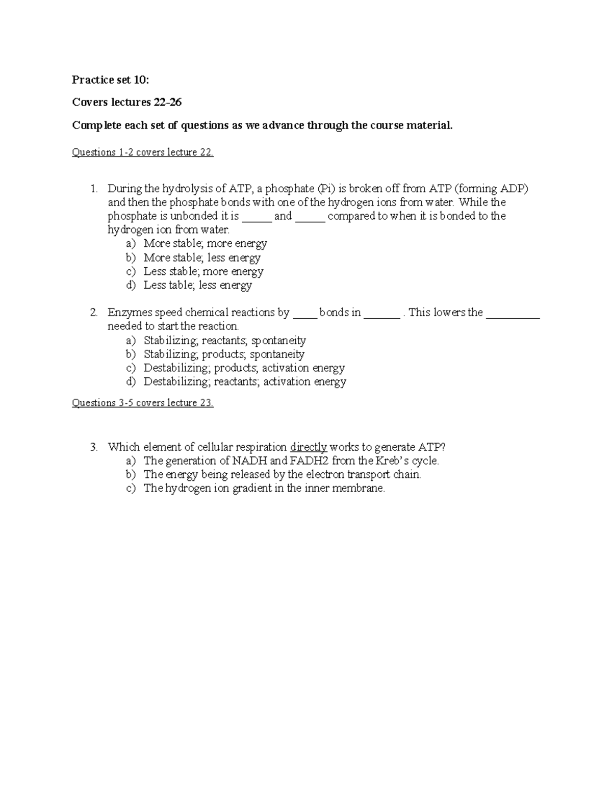 Practice set 10 lecs 22-26 - Practice set 10: Covers lectures 22 ...