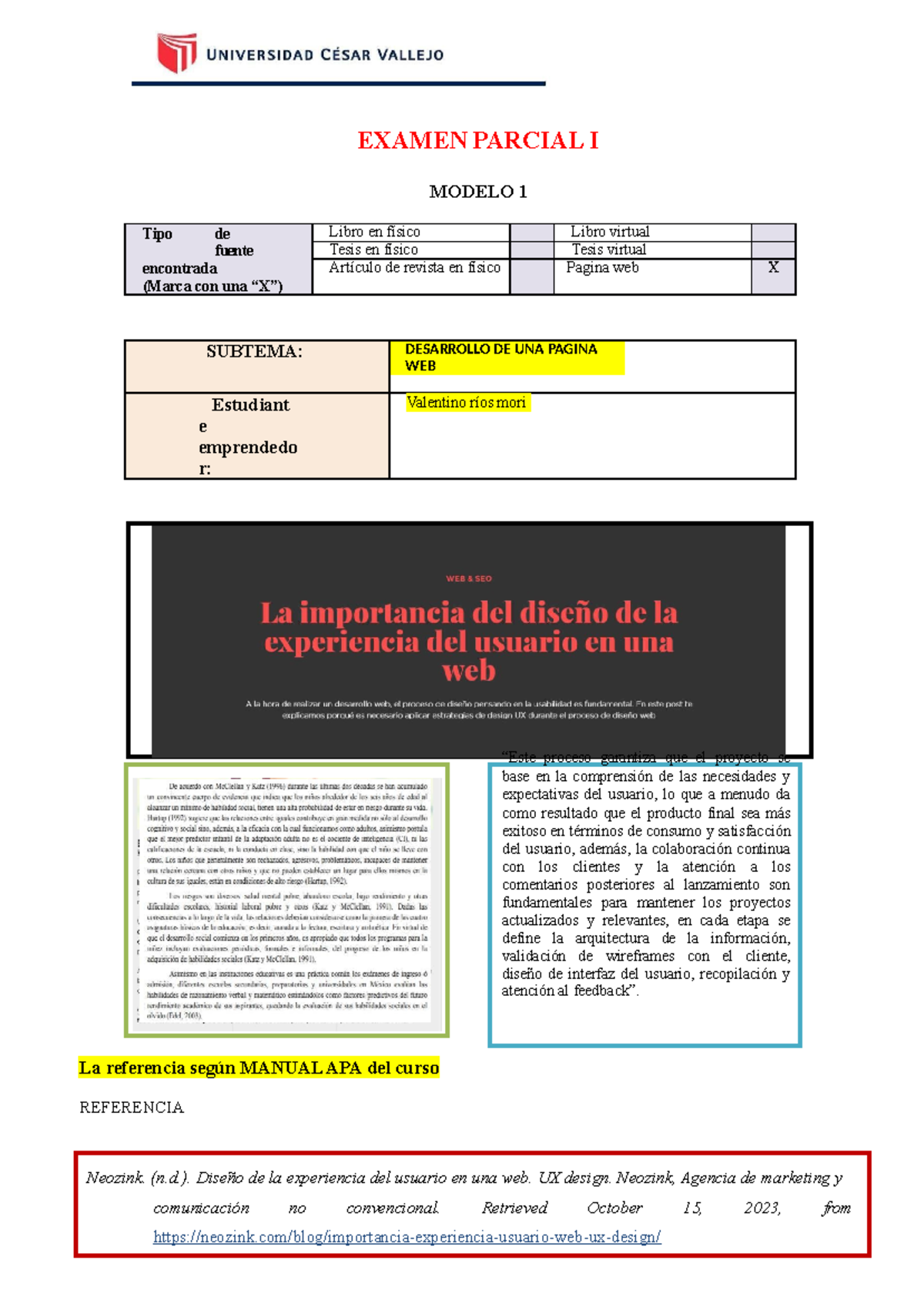 Examen Parcial Suerte Espero Les Sirva Examen Parcial De