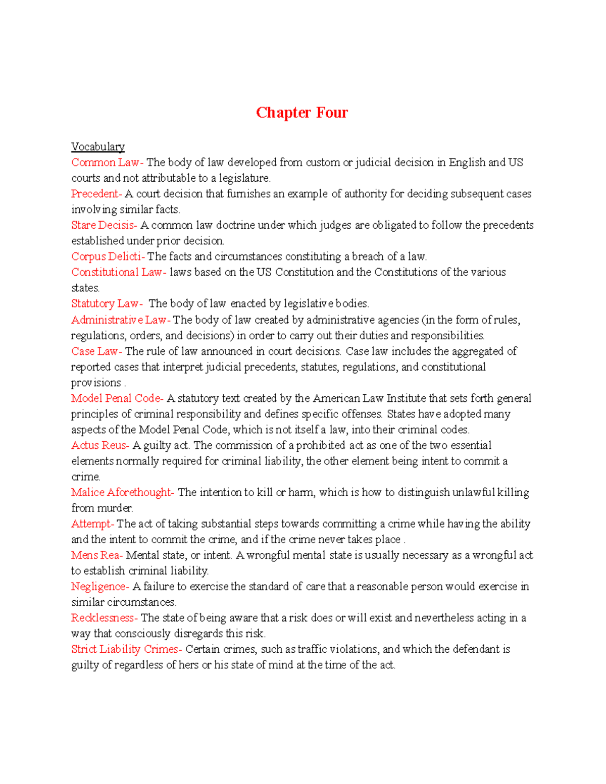 CJBS 101 Chapter 4-7 - NOTES WERE UPLOADED AND USED FOR CREDIT FOR THE ...