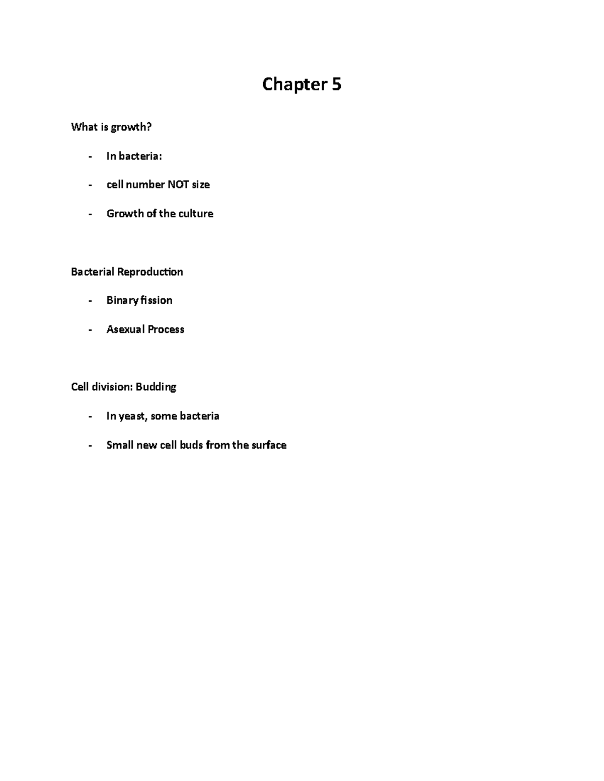 Chapter 5 micro notes - Entire outline for lesson 5 - Chapter 5 What is ...