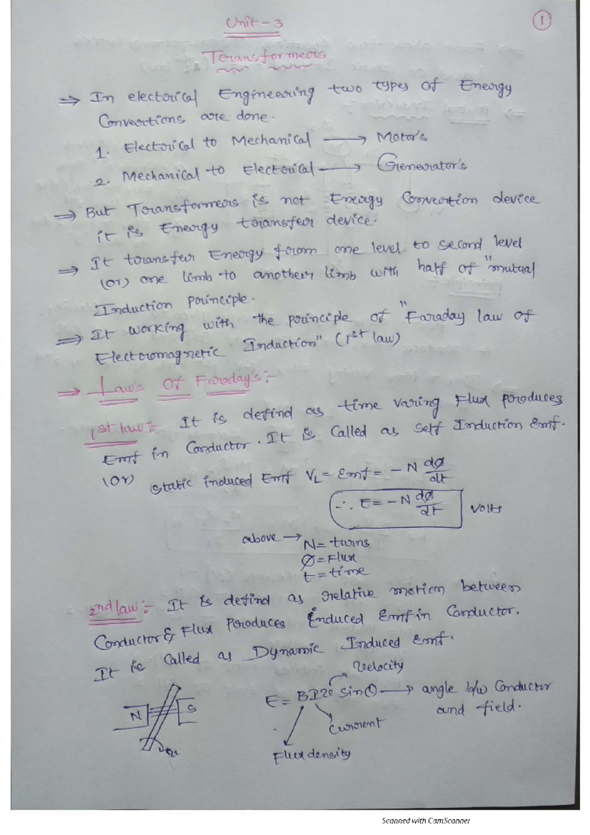 Transformers - notes - Computer Science and Engineering - Studocu