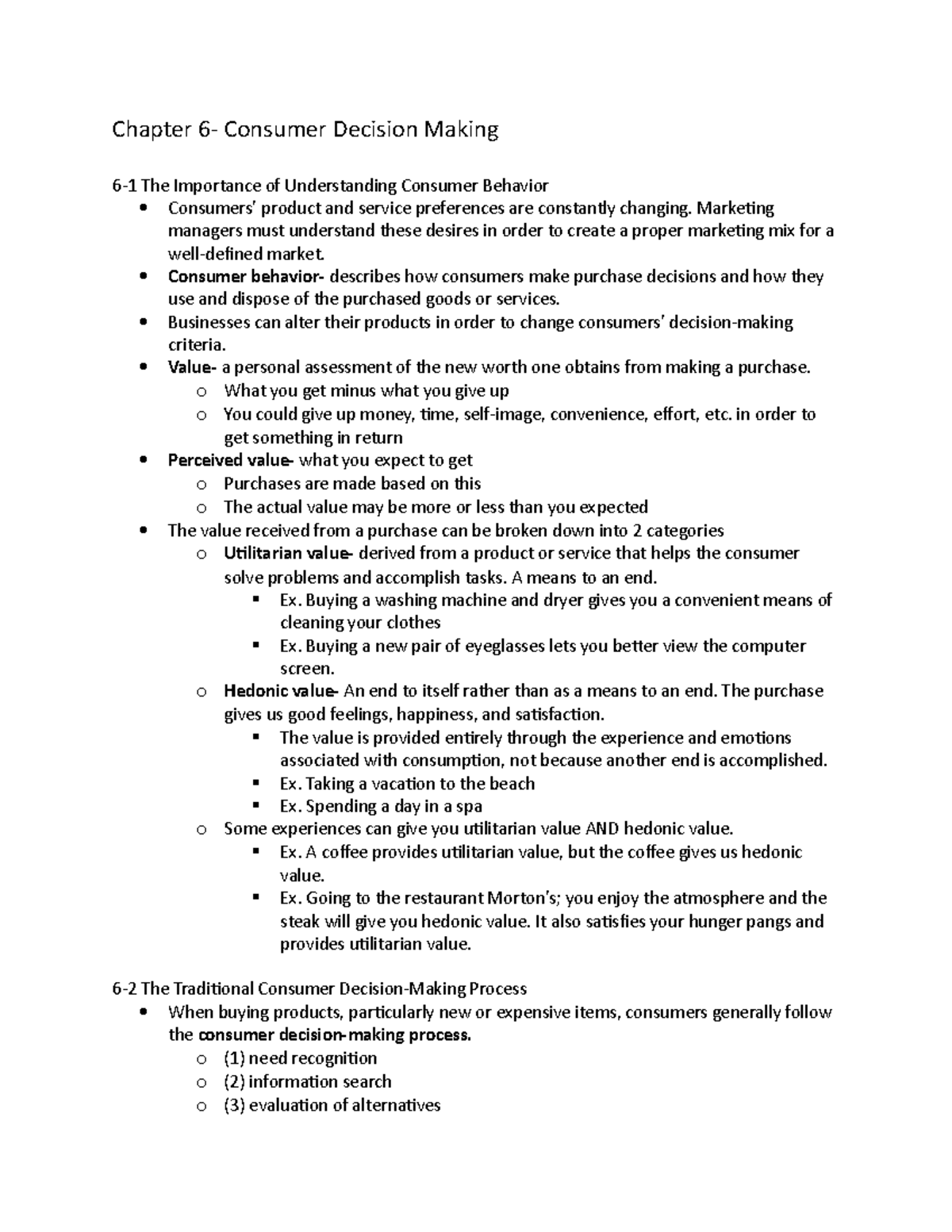 Book Notes Test #2 - Summary MKTG - MKTG Chapter Consumer ...