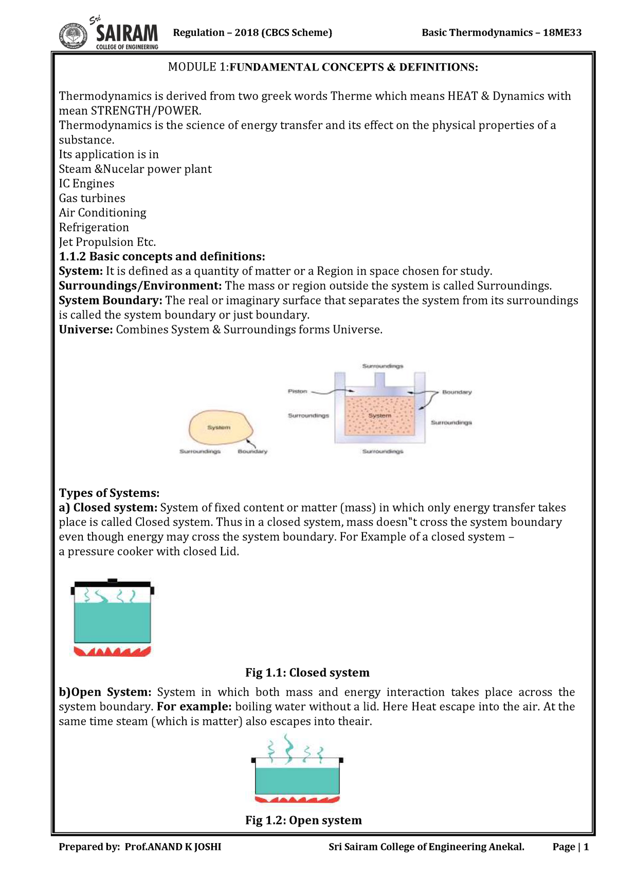 Module 1 - Lecture Notes 1 - MODULE 1: FUNDAMENTAL CONCEPTS ...