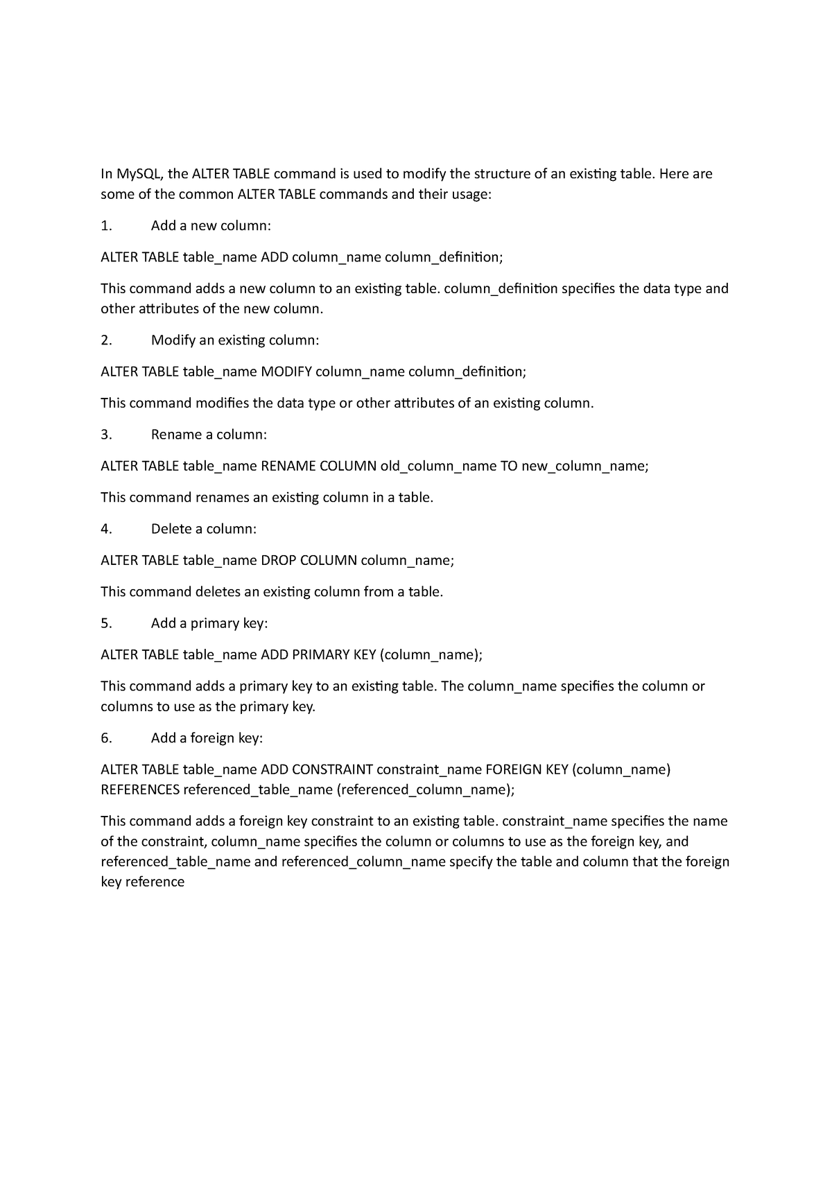 alter-command-notes-in-mysql-the-alter-table-command-is-used-to