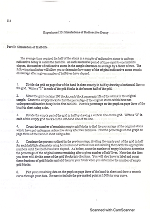 Experiment 8 - lab report - Experiment 8: Reflection and Refraction ...