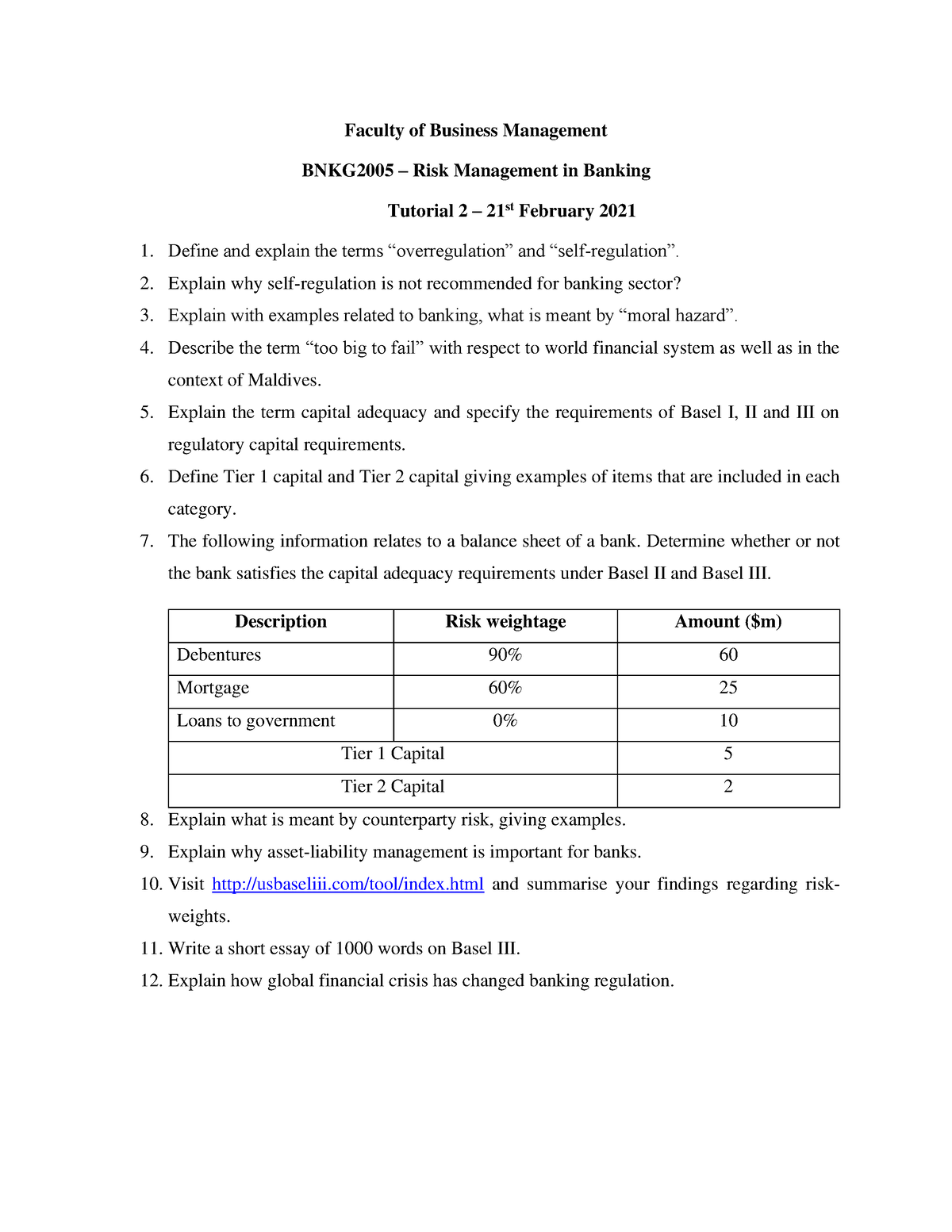 tutorial-2-risk-management-in-banking-overview-faculty-of