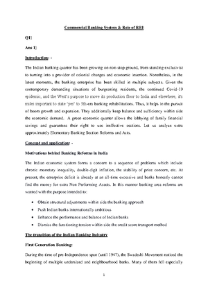 Retail Banking - Assignments - Retail Banking Q1] Ans 1] Introduction ...