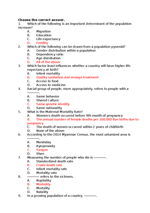 Population Statistics - The study of size, growth and characteristics ...