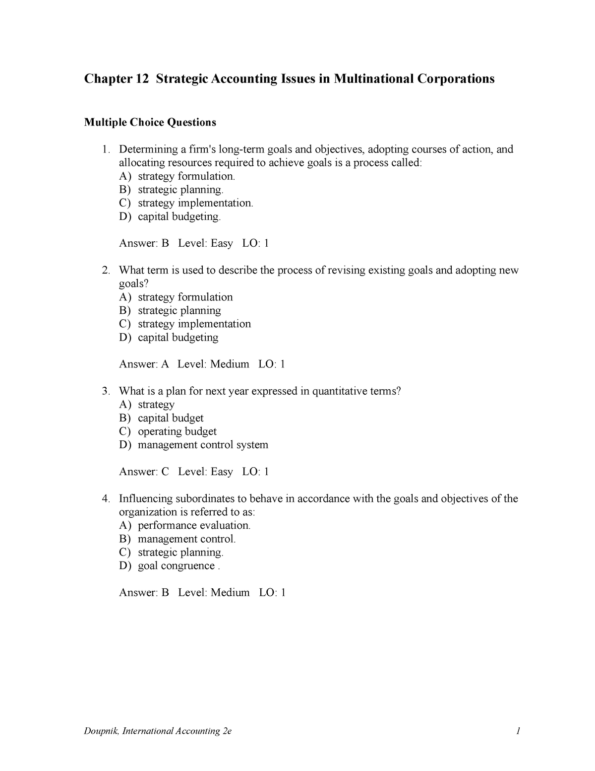 Sentence Correction Exercises Multiple Choice