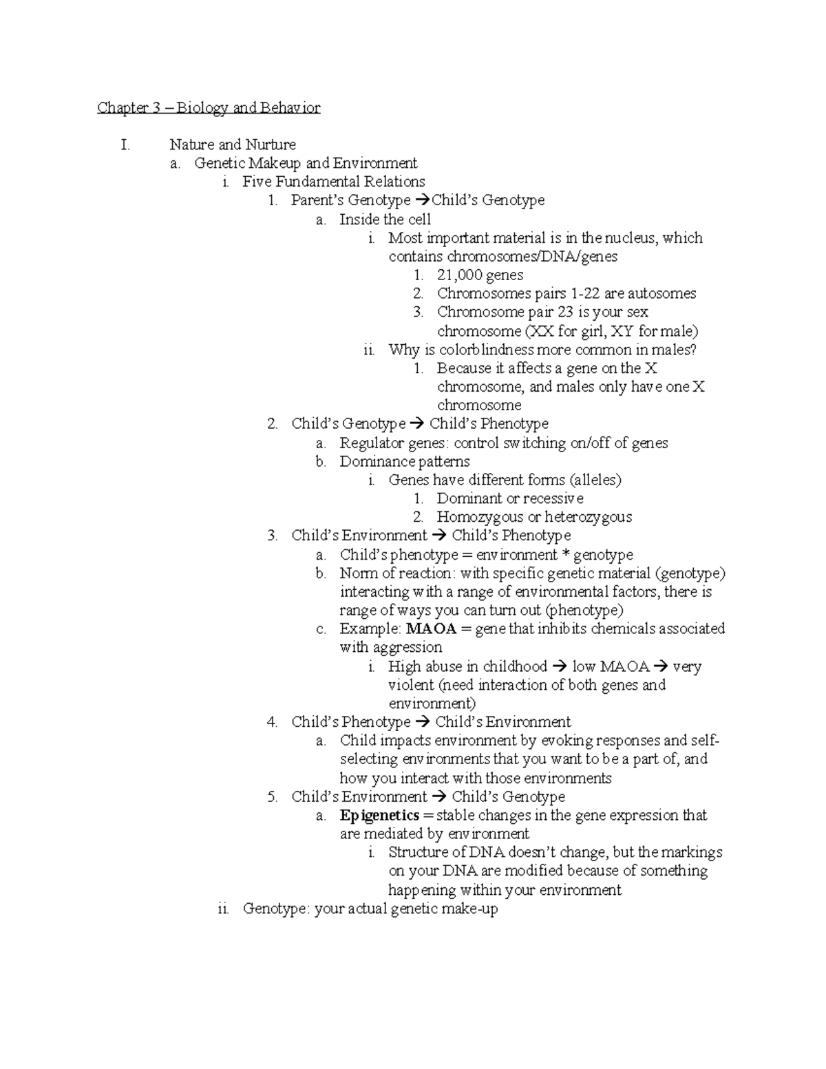 chapter-3-lecture-notes-3-chapter-3-biology-and-behavior-i-nature-and-nurture-a-genetic