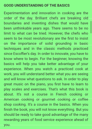 Doc1 - Introduction to cookery - Hospitality and Tourism management ...
