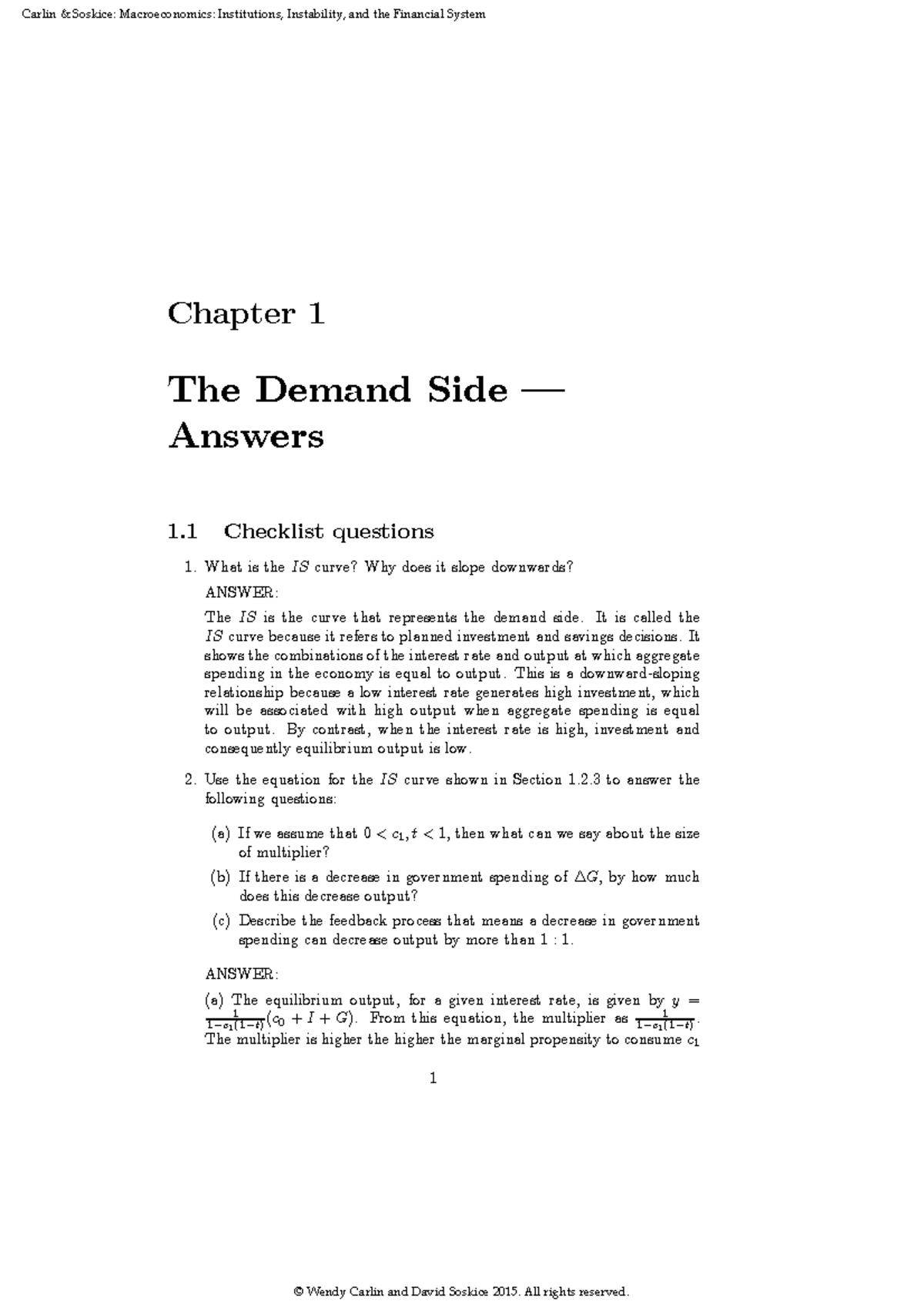 Chapter 2 solutions copy - - Studocu