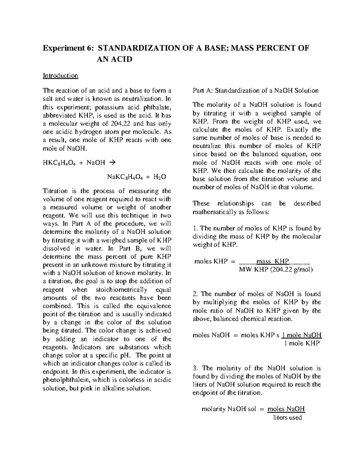 standofbase-6-lab-report-experiment-6-standardization-of-a-base