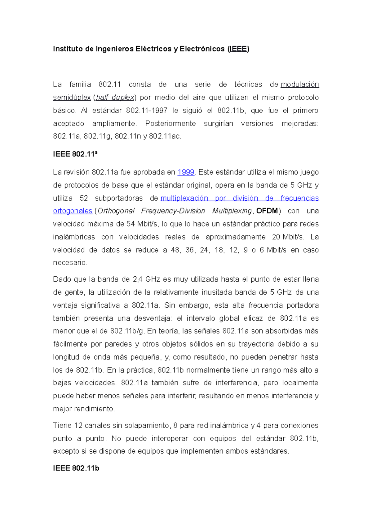 Instituto de Ingenieros Eléctricos y Electrónicos Instituto de