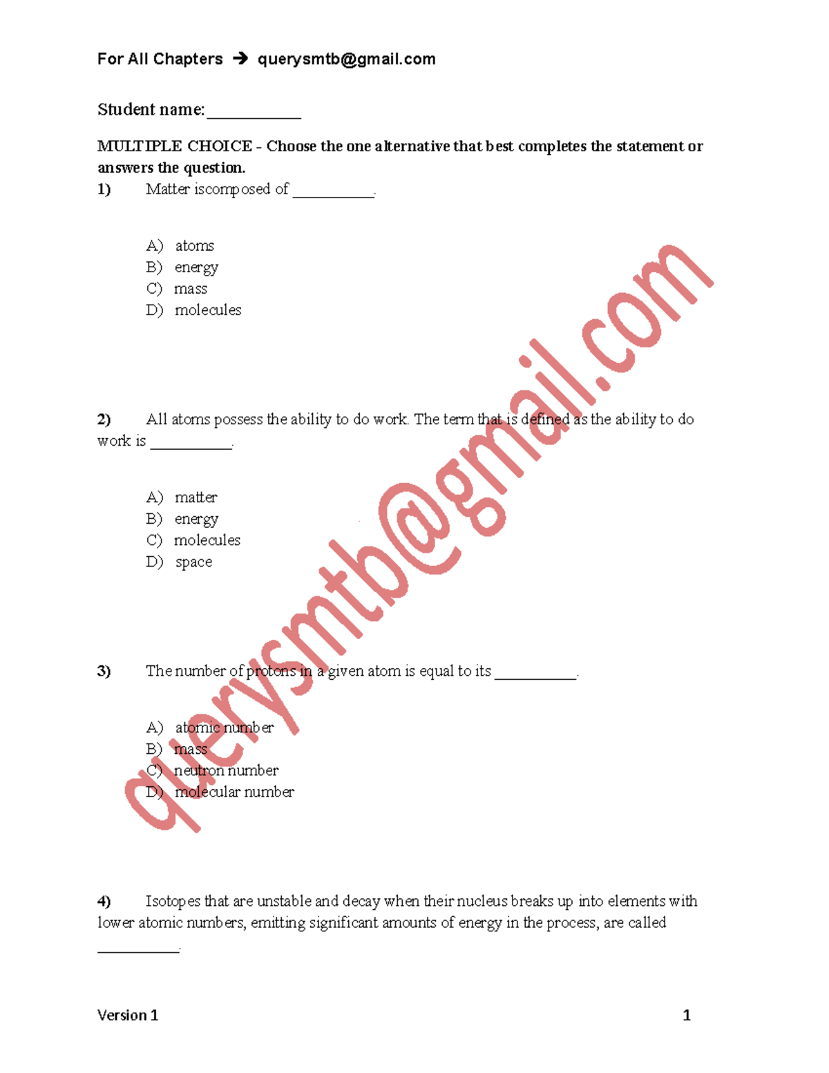 Test Bank And Solutions For Understanding Biology 3rd Edition By ...