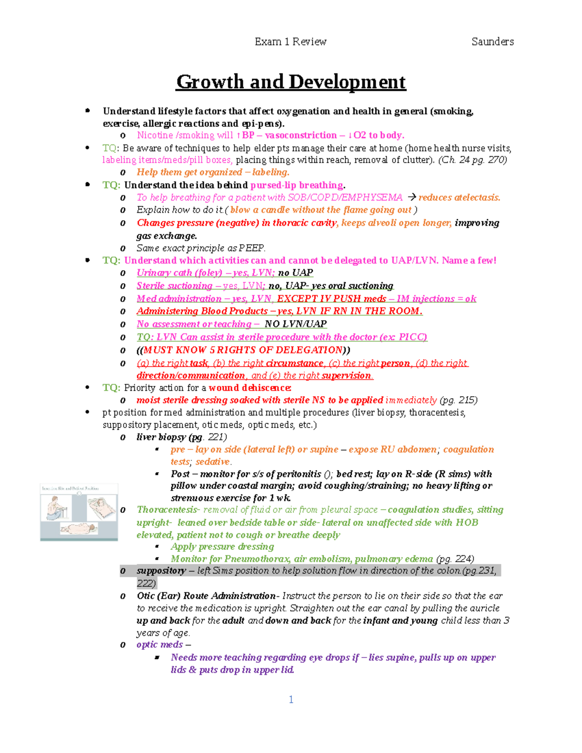 EXAM 1 Prep everything you need to know - Growth and Development ...