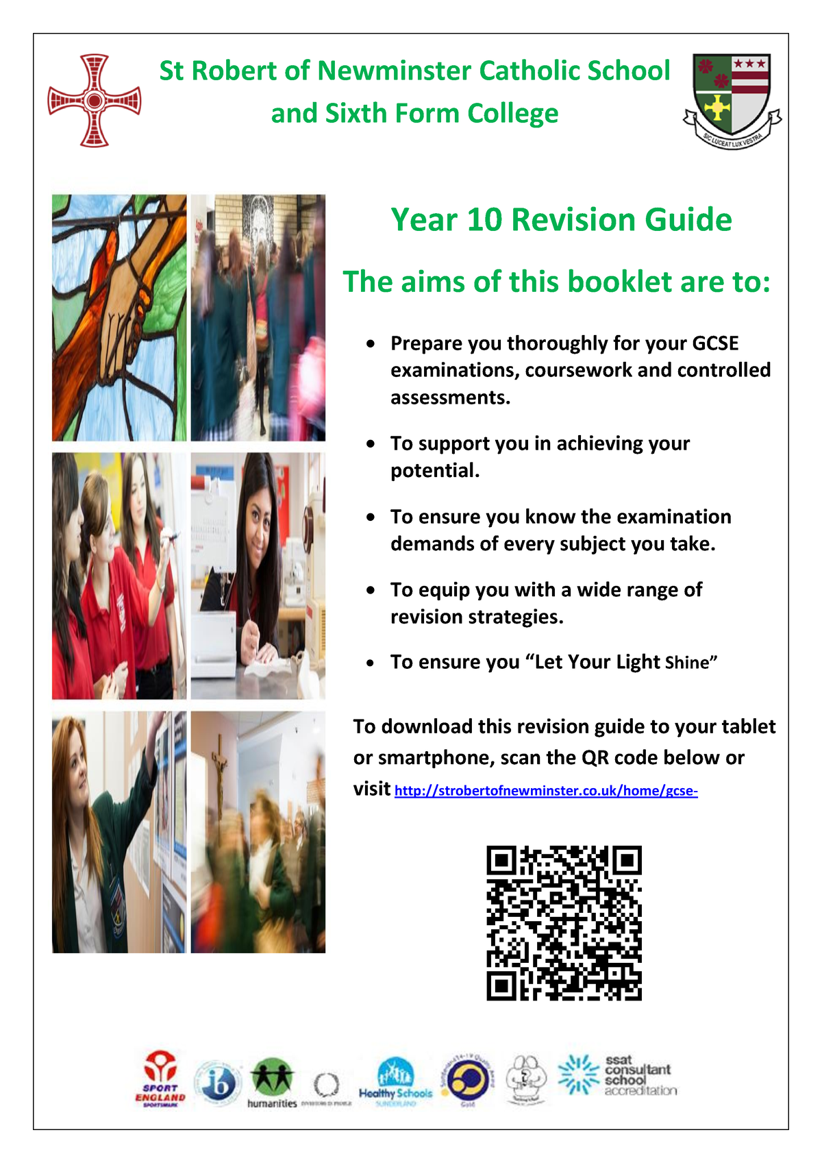 Year 10 GCSE Revision Guide - St Robert Of Newminster Catholic School ...