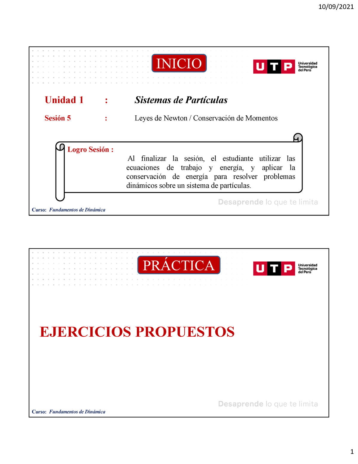 FD-Presentación 5 Rev01 Ejercicios Propuestos - Curso: Fundamentos De ...