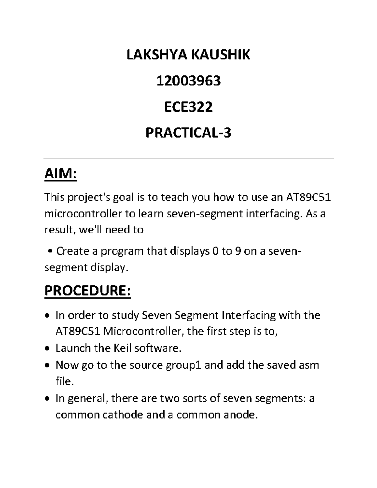 Lakshya 12003 963 prac3 ece322 pdf LAKSHYA KAUSHIK 12003963 ECE