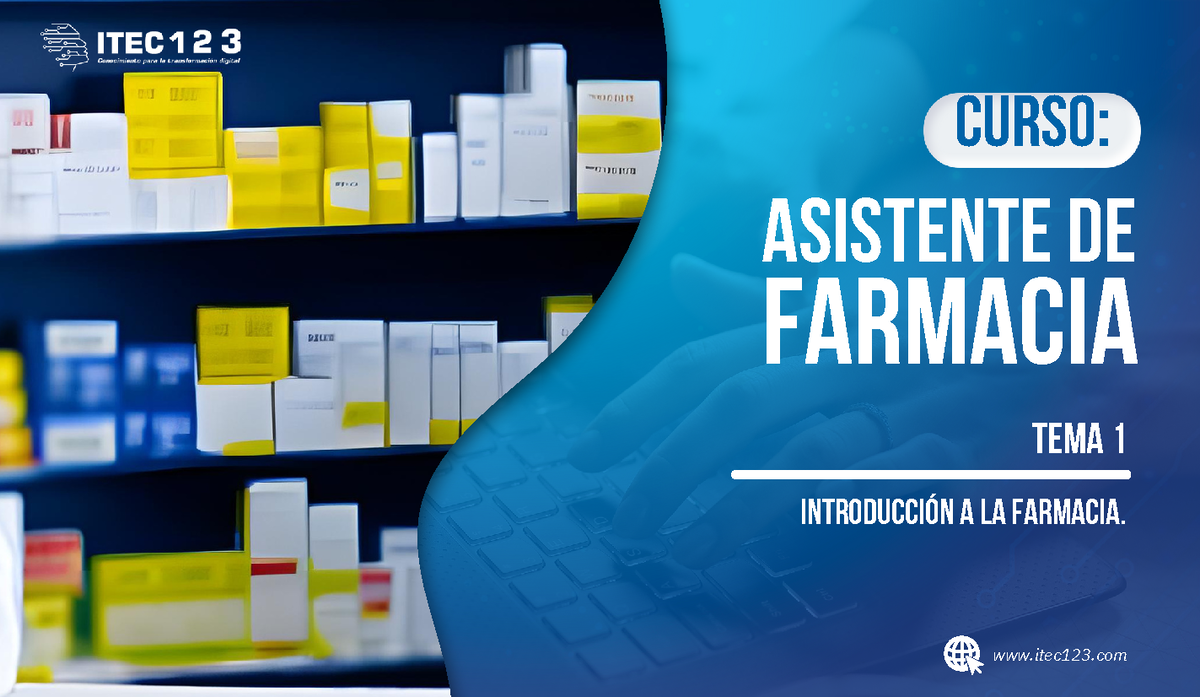 Asistente De Farmacia Tema Itec Curso Asistente De