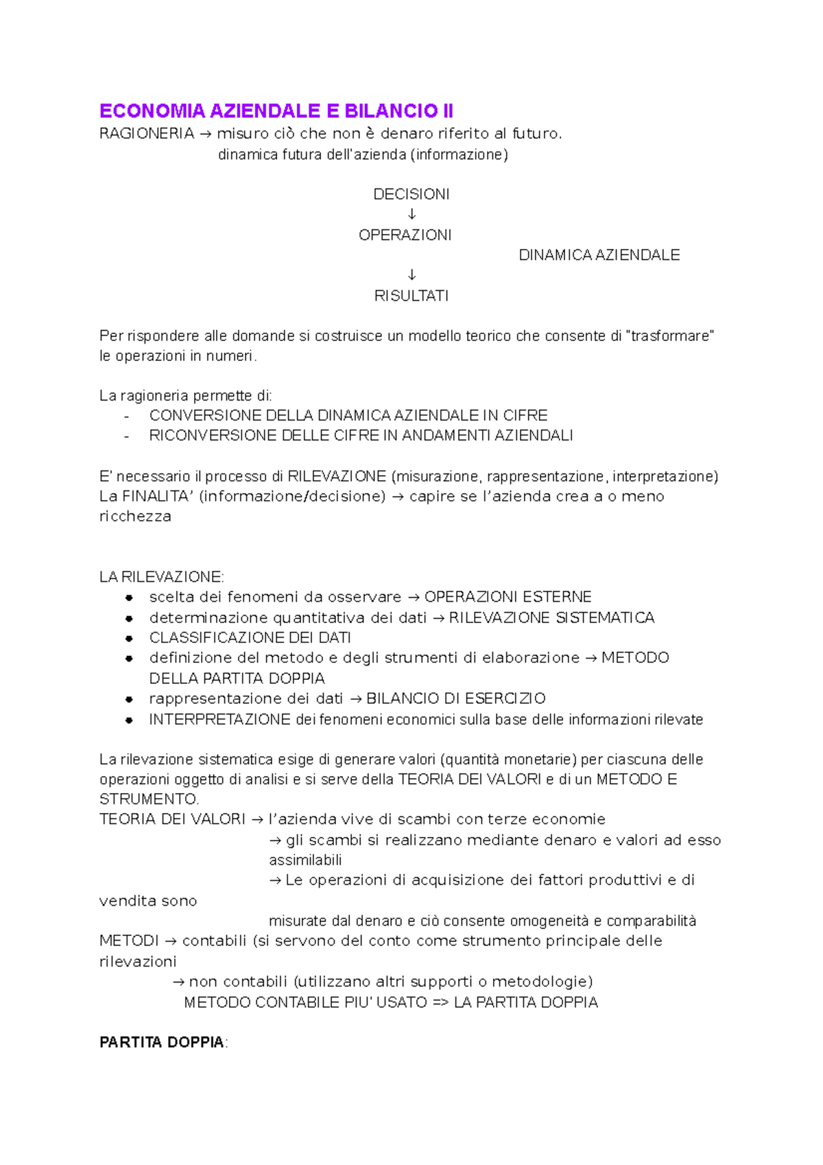 Economia Aziendale E Bilancio Mod B - ECONOMIA AZIENDALE E BILANCIO II ...