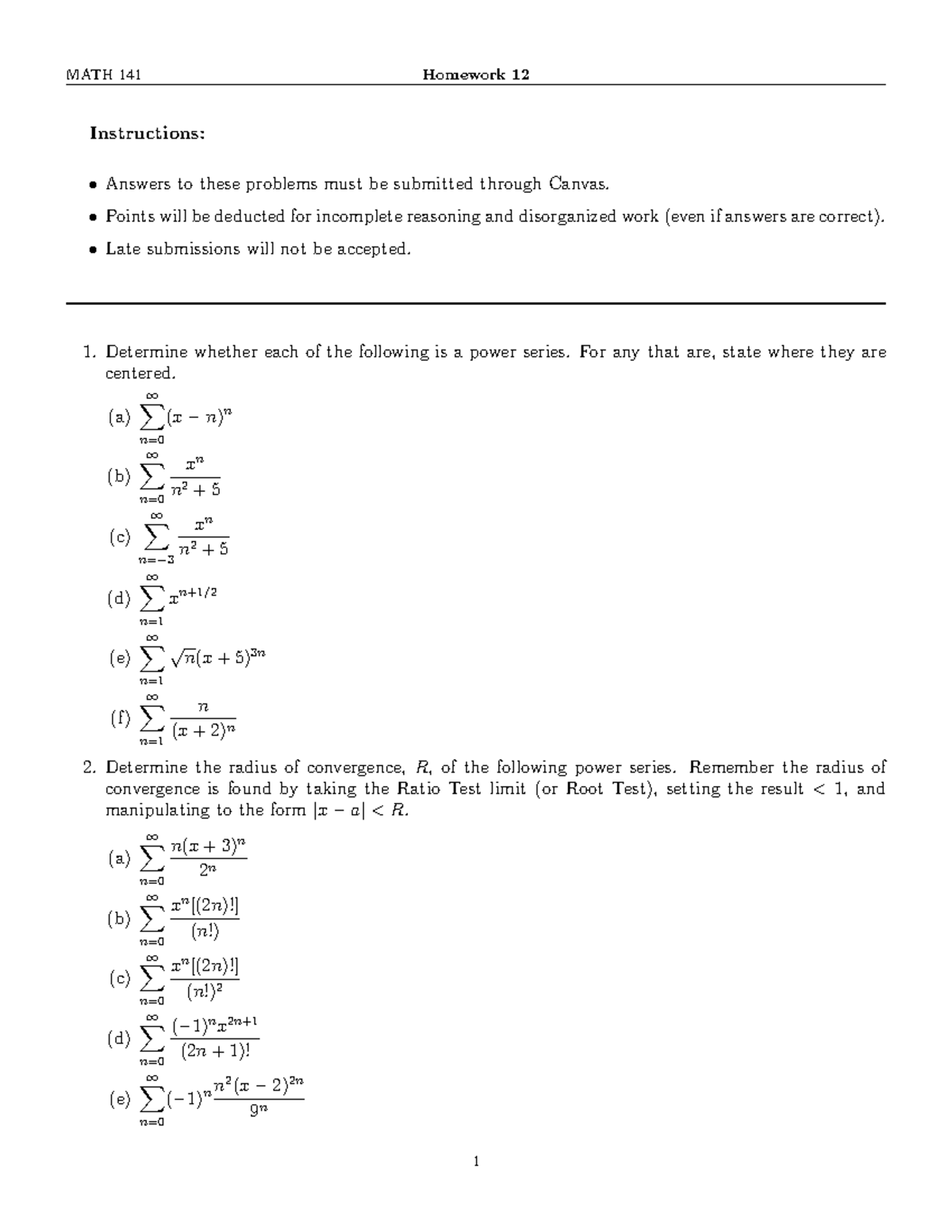 141s23-hw12 - HW to practice with - MATH 141 Homework 12 Instructions ...