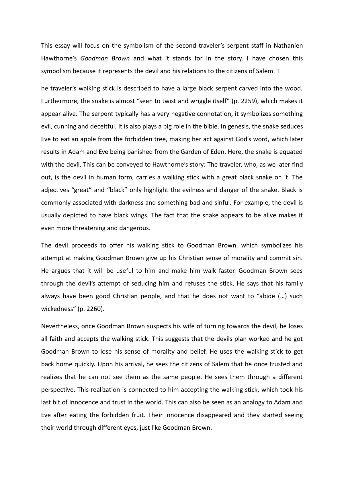 american romanticism descriptive essay