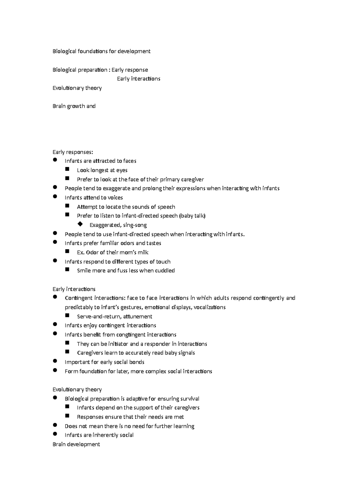 Sept 9 Biological foundations for development - Biological foundations ...