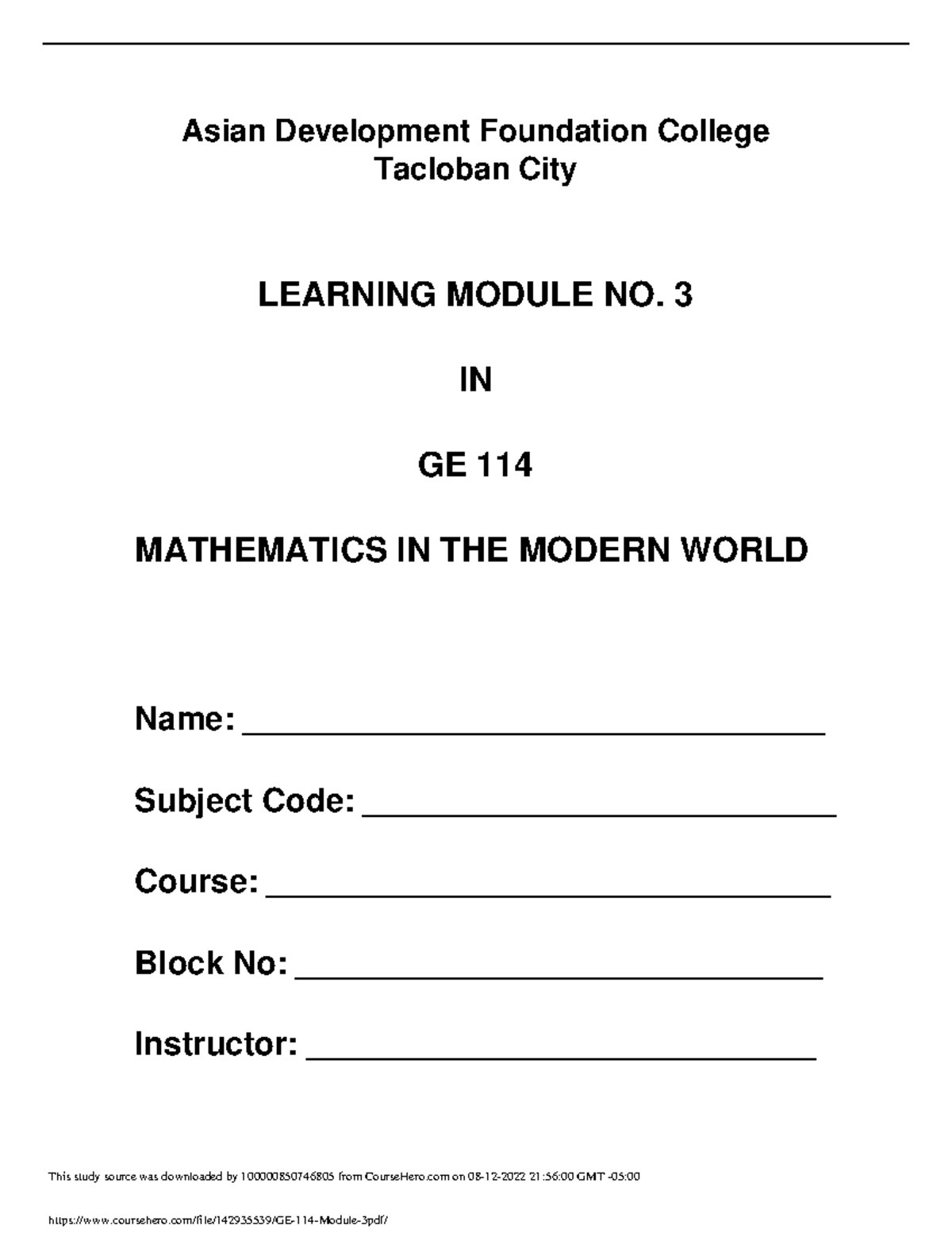 ge-114-mathematics-in-the-modern-world-asian-development-foundation