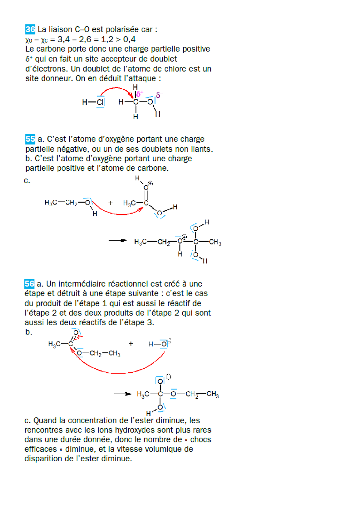 Correction Exercices Cinétique Chimique Au Niveau Microscopique ...