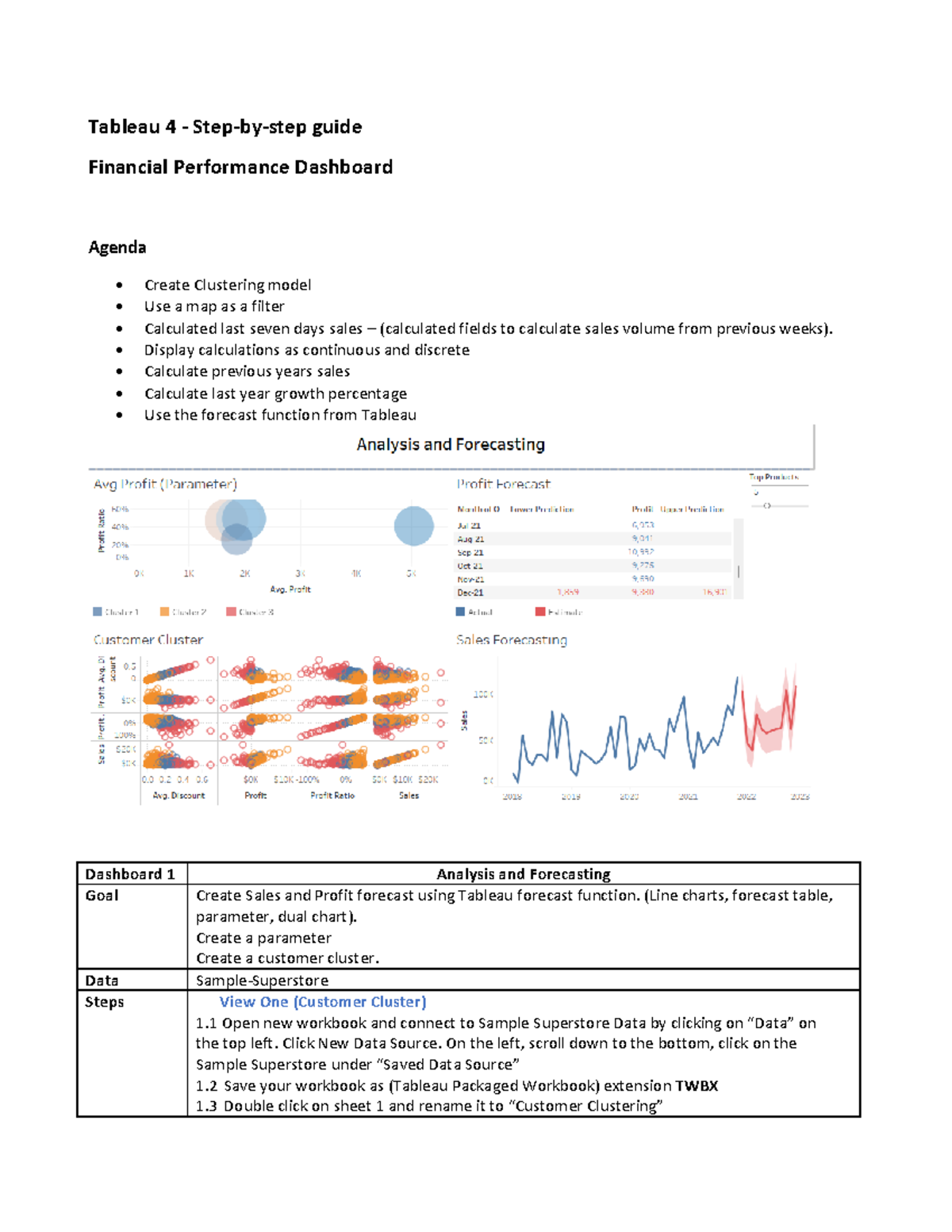 Tableau 4 Step-by-step guide Fall2022 - Tableau 4 - Step-by-step guide ...